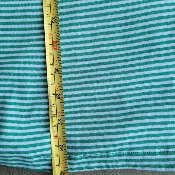 J.Jill Striped 3/4 sleeve V-neck tee, size large - Picture 5 of 6